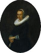 Gerard ter Borch the Younger Portrait of Johanna Bardoel (1603-1669). oil painting on canvas